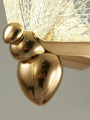 GobekUsa Butterfly Acrylic Chandelier Modern Ceiling Light Pendant Lamp for Living Room