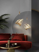 GobekUsa Butterfly Acrylic Chandelier Modern Ceiling Light Pendant Lamp for Living Room
