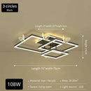 GobekUsa Butterfly Ceiling Lamp: Modern Rectangular Living Room Light for Master Bedroom