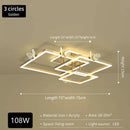 GobekUsa Butterfly Ceiling Lamp: Modern Rectangular Living Room Light for Master Bedroom