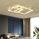 GobekUsa Butterfly Ceiling Lamp: Modern Rectangular Living Room Light for Master Bedroom