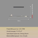 GobekUsa Butterfly Chandelier: Modern Minimalist Pendant Lamp for Dining Room, Study, Bar