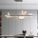 GobekUsa Butterfly Chandelier: Modern Minimalist Pendant Lamp for Dining Room, Study, Bar
