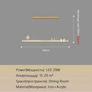 GobekUsa Butterfly Chandelier: Modern Minimalist Pendant Lamp for Dining Room, Study, Bar