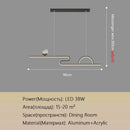 GobekUsa Butterfly Chandelier: Modern Minimalist Pendant Lamp for Dining Room, Study, Bar