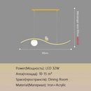 GobekUsa Butterfly Chandelier: Modern Minimalist Pendant Lamp for Dining Room, Study, Bar