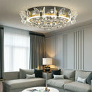 GobekUsa Elegant Butterfly Flower Crystal Ceiling Lamp for Romantic Home Decor