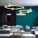 GobekUsa Butterfly Crystal Chandelier: Modern Nordic Light Luxury for Living Room, Dining Room, Bedroom
