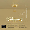 GobekUsa Butterfly Crystal Chandelier: Modern Nordic Light Luxury for Living Room, Dining Room, Bedroom