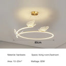 GobekUsa Butterfly Design Ceiling Chandelier: Modern Minimalist Pendant Lamp for Home Decor