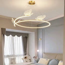 GobekUsa Butterfly Design Ceiling Chandelier: Modern Minimalist Pendant Lamp for Home Decor