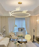 GobekUsa Butterfly Design Sense Ceiling Chandelier: Modern Minimalist Nordic Pendant Lamp for Home Decor