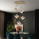 GobekUsa Butterfly LED Chandelier: Modern Hanging Light for Home, Bedroom, Coffee Store & More