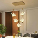 GobekUsa Butterfly LED Chandelier: Modern Hanging Light for Home, Bedroom, Coffee Store & More