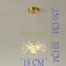 GobekUsa Butterfly LED Chandelier: Nordic Modern UFO Pendent Lamp for Home Decor