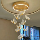 GobekUsa Butterfly LED Chandelier for Villa Duplex Living Room Decoration