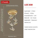GobekUsa Butterfly LED Chandelier for Villa Duplex Living Room Decoration