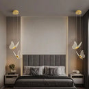 GobekUsa Butterfly LED Hanging Lamp: Modern Luxury Pendant Light for Bedroom, Living Room & Restaurant