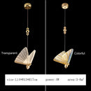 GobekUsa Butterfly LED Pendant Lamp: Modern Luxury Staircase & Bedroom Lighting Fixtures