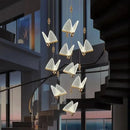 GobekUsa Butterfly LED Pendant Lamp: Modern Luxury Decor for Staircase, Bedroom, Aisle.