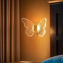 GobekUsa Butterfly Nordic LED Wall Lamp Modern Sconces Lights for Home Decor