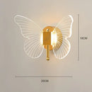 GobekUsa Butterfly Nordic LED Wall Lamp Modern Sconces Lights for Home Decor