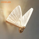 GobekUsa Butterfly Wall Lamp: Modern Minimalist Bedroom Lighting Décor