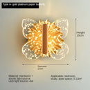 GobekUsa Butterfly Wall Lamp: Modern LED Sconce Light for Bedroom, Living Room, Restaurant & Bathroom