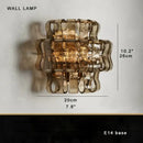 GobekUsa Brown Glass Pendant Lights for Dining Table Chandelier, Oval Clear Round Suspension Lamp