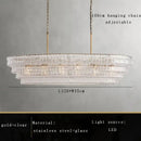 GobekUsa Brown Glass Pendant Lights for Dining Table Chandelier, Oval Clear Round Suspension Lamp