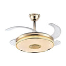 GobekUsa 90 Modern Ceiling Fan with Bluetooth Speaker, LED Light, and Remote Control