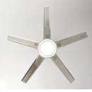 GobekUsa 52" Stainless Steel Blade Ceiling Fan with LED Light and Remote Control