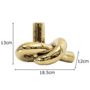 GobekUsa Ceramic Knot Sculpture Abstract Desk Decor Artwork Room Aesthetic Statues