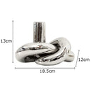 GobekUsa Ceramic Knot Sculpture Abstract Desk Decor Artwork Room Aesthetic Statues