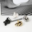 GobekUsa Ceramic Knot Sculpture Abstract Desk Decor Artwork Room Aesthetic Statues