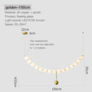 GobekUsa Brass Full Copper Modern Chandelier Light Fixture for Stylish Living Spaces
