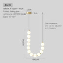 GobekUsa Brass Full Copper Modern Chandelier Light Fixture for Stylish Living Spaces