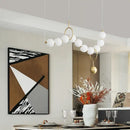 GobekUsa Brass Full Copper Modern Chandelier Light Fixture for Stylish Living Spaces