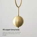 GobekUsa Brass Full Copper Modern Chandelier Light Fixture for Stylish Living Spaces