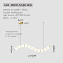 GobekUsa Brass Full Copper Modern Chandelier Light Fixture for Stylish Living Spaces