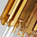GobekUsa Crystal Pendant Chandelier Gold & Chrome Luxury LED Lighting for Dining Room & Bedroom