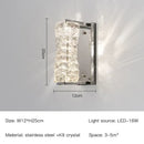GobekUsa Crystal Wall Lamp: Nordic LED Luxury Design, Art Gold/Chrome for Living Room, Bedroom