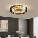GobekUsa Elegant Crystal LED Dimmable Ceiling Lamp Glass Luminarias Lighting