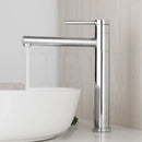 GobekUsa Gold Plated & Chrome Basin Faucet with Long Spout, Single Handle Mixer