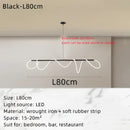 GobekUsa Circle Note Linear Light: Modern Minimalist Nordic Pendant Lamp for Bedroom, Living Room