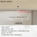 GobekUsa Circle Note Linear Light: Modern Minimalist Nordic Pendant Lamp for Bedroom, Living Room