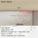 GobekUsa Circle Note Linear Light: Modern Minimalist Nordic Pendant Lamp for Bedroom, Living Room