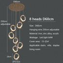 GobekUsa Circle Ring LED Chandelier Light for Luxe Living Spaces