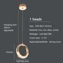 GobekUsa Circle Ring LED Chandelier Light for Luxe Living Spaces