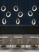GobekUsa Circle Ring LED Chandelier Light for Luxe Living Spaces